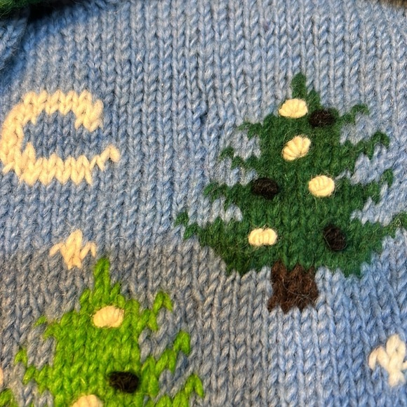 Gorgeous wool Christmas stocking stuffer handmade in Nepal - Picture 4 of 11